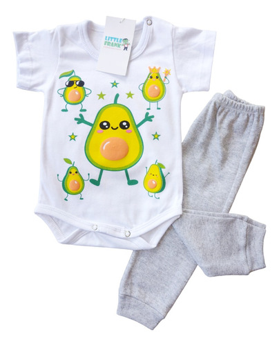 Conjunto Bebe Body Manga Corta Pantalon Palta Nena