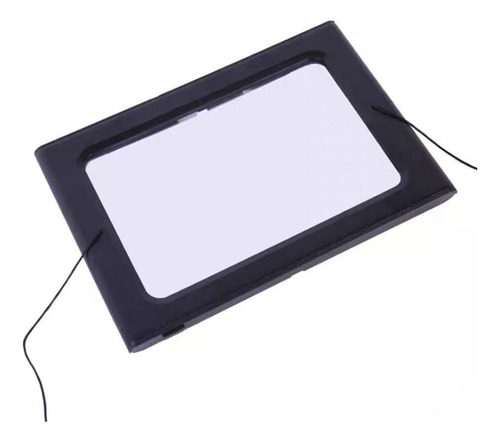 .. Lupa Plegable De 2,5 Luces Led Con Soporte, Tamaño Grande
