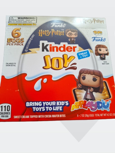 Chocolate  Kinder Joy Harry Potter( 6 Unidades)