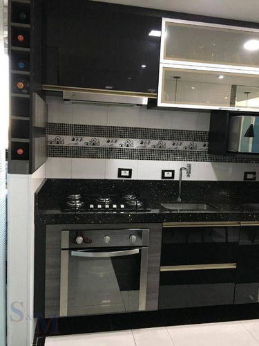 Imagem 12 de 29 de Lindo Apartamento Com 2 Dormitórios À Venda, 52 M² Por R$ 349.000 - Vila Homero Thon - Santo André/sp - Ap1333