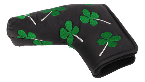 Capa De Cabeça Good Luck Four Leaf Putter Headcover Thick Pl