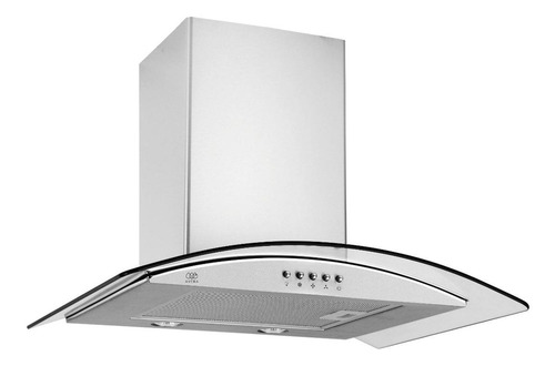 Imagen 2 de 2 de Campana extractora purificadora de cocina Avera CEV60 ac. inox. y vidrio de pared 600mm x 155mm x 500mm plateada 127V