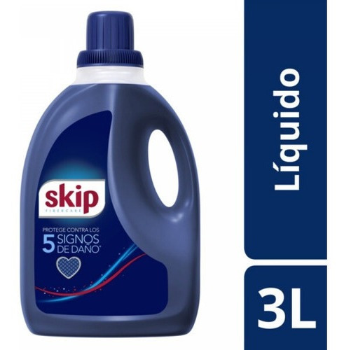 Skip Jabon Liquido Fibercare Botella 3 Lts X 30 Lavados