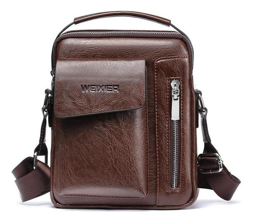 Crossbody Hombre Bolso De Cuero De La Pu De Los Hombres