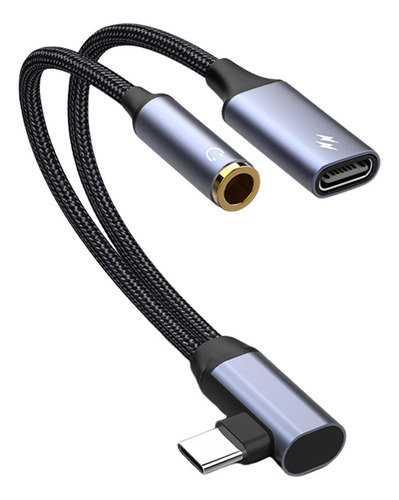 Cyz Adaptador De Audio Usb C A 3 5 Mm Adaptador Usb C A
