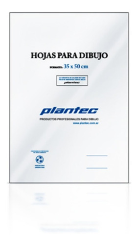 Hojas 35x50 Plantec Pack Por 10 Hojas Dibujo Tecnico