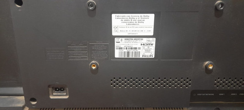 Tv De 43 Philips 43pfd6825/77 Usado P/repuestos (Usado)