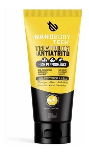 Creme Triathlon Antiatrito Nanobodytech 100g Bike Run Tennis