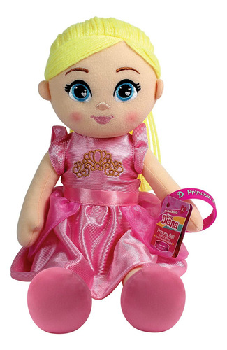 Love Diana Muñeca Princesa Rosa, Felpa, 15 Pulgadas