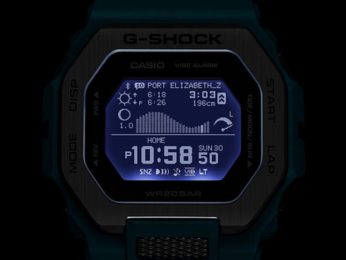 Reloj Casio Gshock Modelo: Gbx-100-2acr Correa Azul