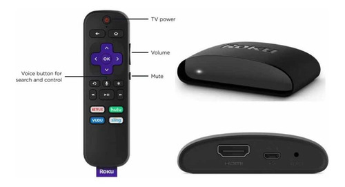 Roku Express+ Plus Smart Tv Hdmi Tv Netflix Youtube