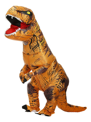 Disfraz De Dinosaurio Inflable T-rex Para Adultos Y Niños