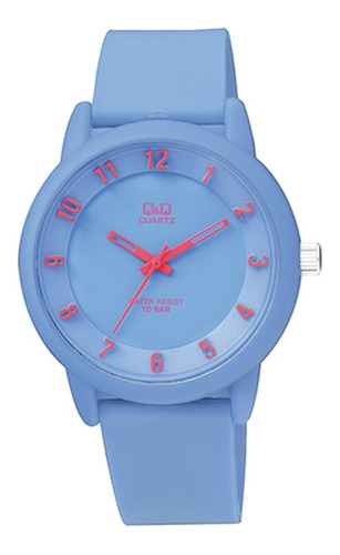 Reloj analógico azul Q&q VR52j007y para mujer