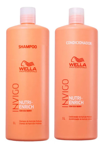 Kit Wella Nutri Enrich Shampoo E Condicionador 1 Litro