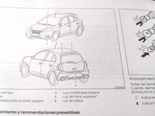 Manual De Propietario Nissan March 2021/2023 Leer Descripció