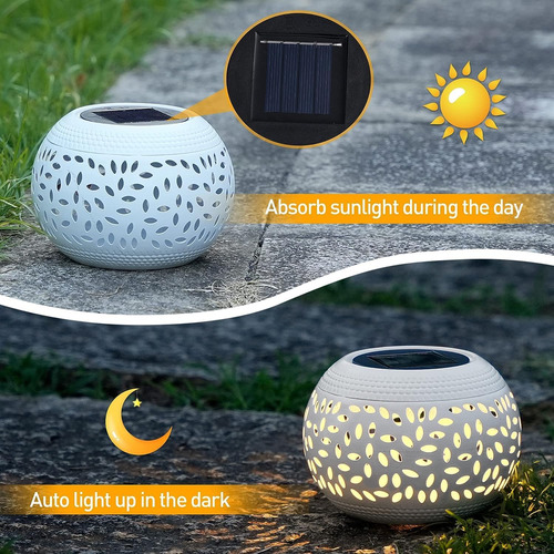 Linternas De Mesa Solares Impermeables Al Aire Libre - Lámpa