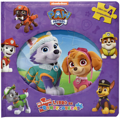 Mi Primer Libro De Rompecabezas: Nick Paw Patrol, de Palluci, Eliana. Serie Mi Primer Libro De Rompecabezas: Disney Jr Puppy Dog Pals Editorial Phidal, tapa dura en español, 2020