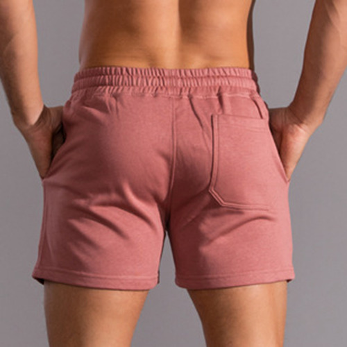 Shorts Masculinos De Algodão De Três Pontos, Elástico Esport