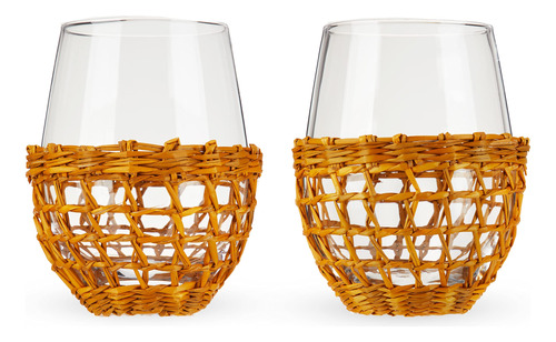 Twine Island Set Living - Copas De Vino Sin Tallo, 1 Unidad,