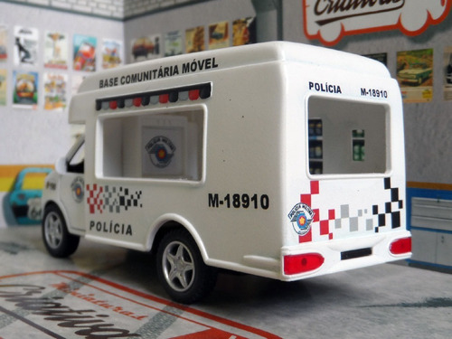 Miniatura Polícia Militar Pm Sp Base Comunitária Móvel Atual