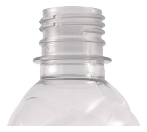 Botella Para Agua Pet Transparente 500 Ml Con Tapa 25 Piezas