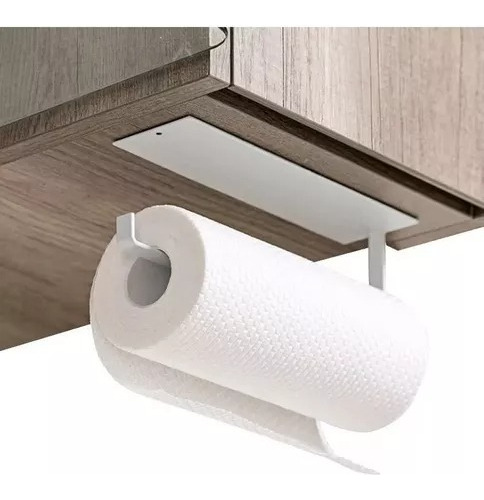 Porta Rollo Papel Toalla De Cocina Soporte Adhesivo 