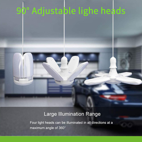 Luz Blanca Positiva E27 6400k 60w Voltaje Amplio Plegable