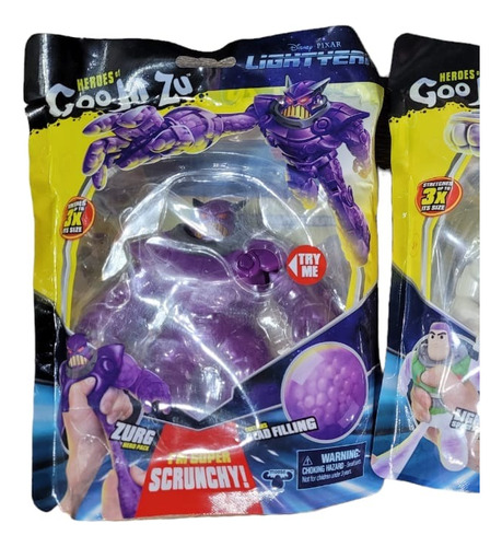 Heroes Of Goo Jit Zu Lightyear Pack 2  Buzz Y Zurg Original