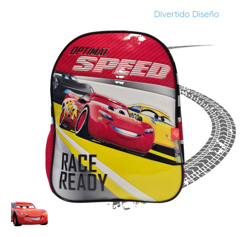 Mochila Escolar Infantil Cars Nena Para Jardin 12 Wabro C