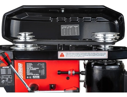 Imagen 7 de 10 de Taladro Agujereadora De Banco 13mm 350w Guia Laser 5 Velocid