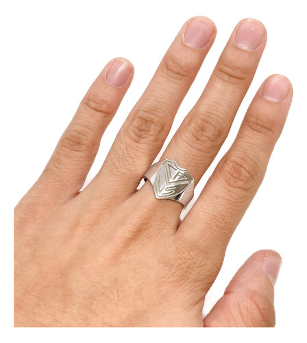 Anillo Escudo Equipo Fútbol Argentina Vélez Sarsfield C - Grande Plata 925