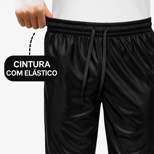 Conjunto 3 Calças Jogger Infantil Flanelada Chimpa Inverno