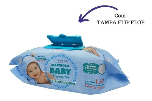 Lenços Umedecidos Marigold Baby Lenço Umedecido Bebês 120und