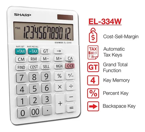 Calculadora Financiera Sharp El-334wb