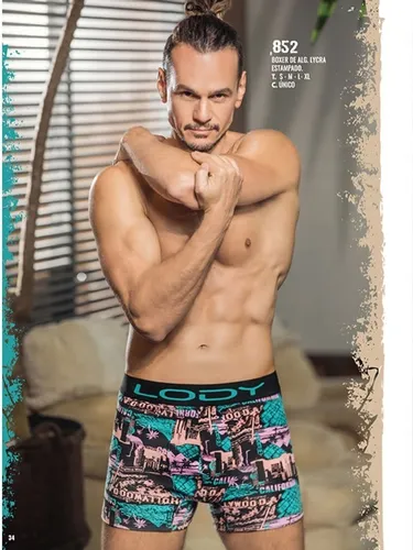 Boxer Lody Men Pack X 5 Surtidos Lisos Y Estampados Elecci n