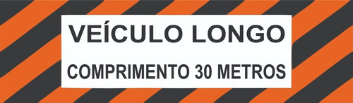 Faixa Refletiva Veículo Longo 150x50 Metros - 1 Unidade