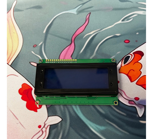 Pantalla Lcd De 1 X 16x2 Con Retroiluminación Azul/blanca (Usado)