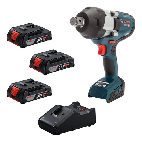 Chave Impacto 3 Bateria 18v 2ah 3/4 Gds 18v-1050h Bosch Biv