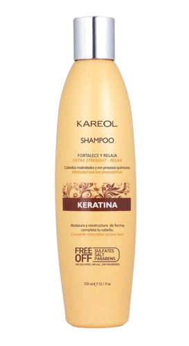 Kareol Keratina Shampoo · Restaura, Fortalece Y Nutre 300ml