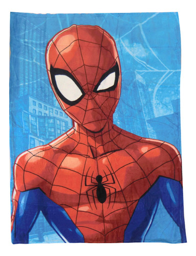 Frazada Infantil Flannel Spiderman 120 X 160 Cm