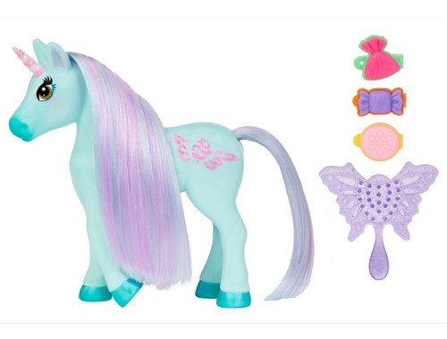 Munecas Fashion Unicornio Dream Ella Sea Glass Con Cepillo