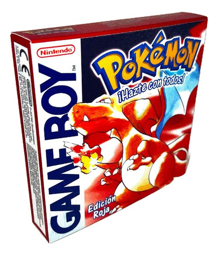 Empaque Caja Reemplazo Pokemon Red 