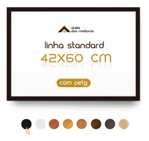 Comprar Moldura 60x42 Cm Para Imagem Poster Painel + Petg