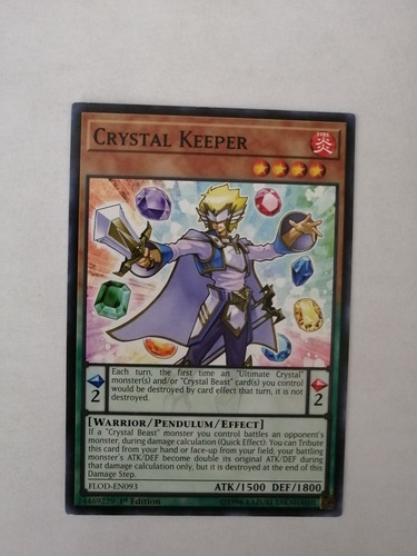 Crystal Keeper Yu-gi-oh! (Usado)