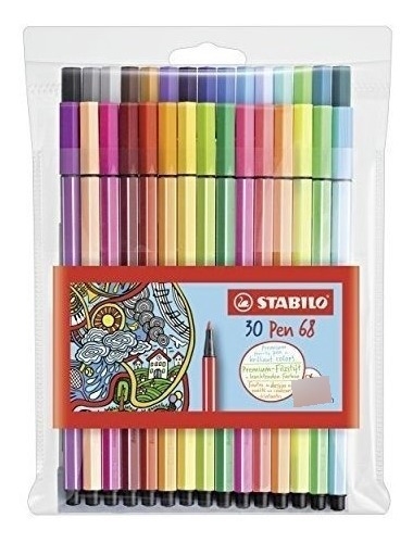 Estabilo Pen 68 Rotulador Marcador Felttip 1 Mm Conjunto De