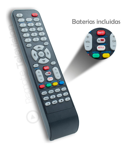Control Remoto Atvio Smart Tv Atv32sm Atv43sm 4k