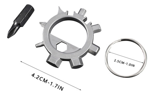 Destornillador Multifuncional De Acero Inoxidable Portátil P
