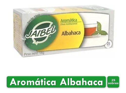 Aromatica Jaibel Albahaca X 25 Unidades