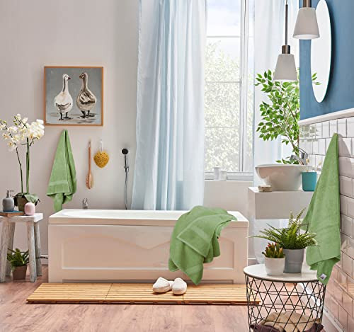 Toalla De Baño De Algodón: Juego De 8 Piezas, Incluye 2 Toal