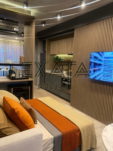 Imagem 5 de 22 de Apartamentos, Studios À Benda No Brooklin Com 48,00 M² Úteis, Ótimo Lazer. No Contra Piso. - Ap01167 - 70319558